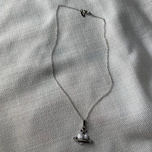 Vivienne Westwood white heart necklace